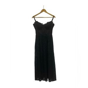 Morgan & Co corset dress size 7 with glitter‎ color black